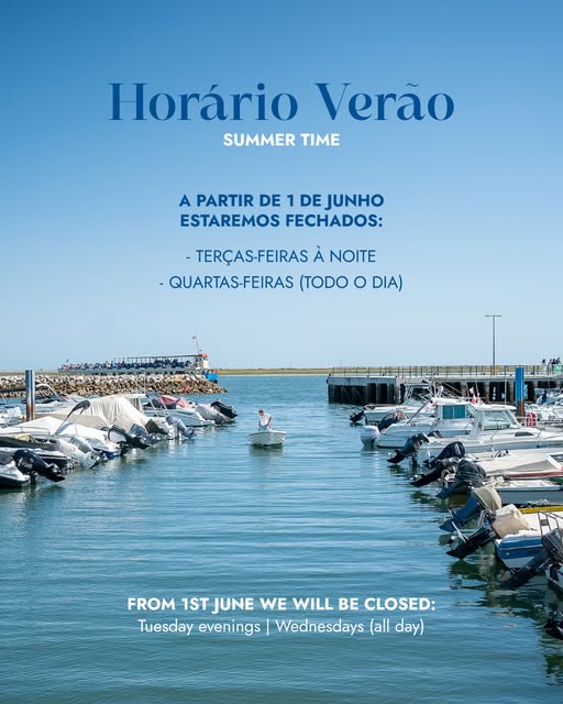 Restaurante GN Olhão - Horário
